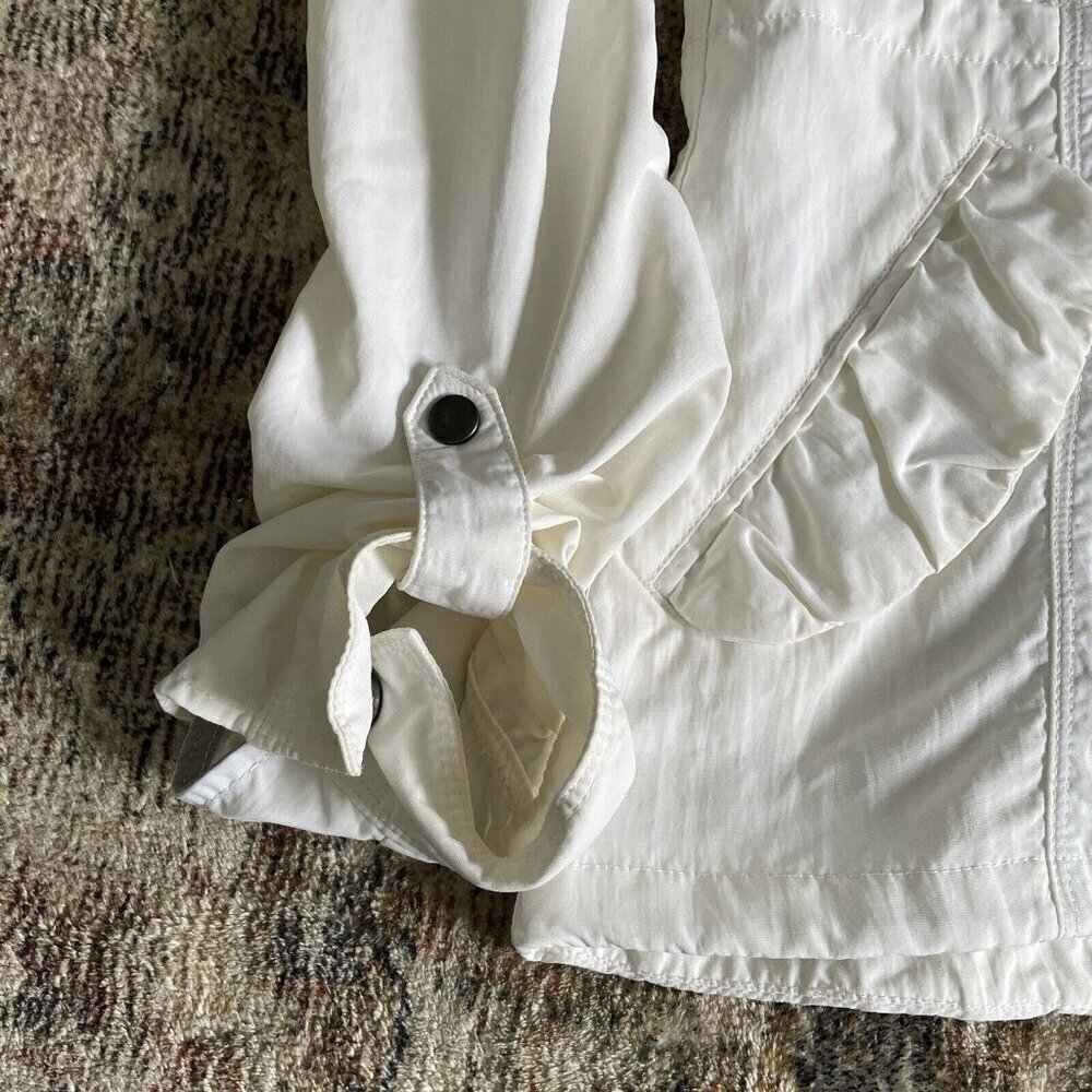 Eddie Bauer Womens First Ascent Travex Nylon‎ Jacket Women XS Gorpcore Zip White - Picture 6 of 16